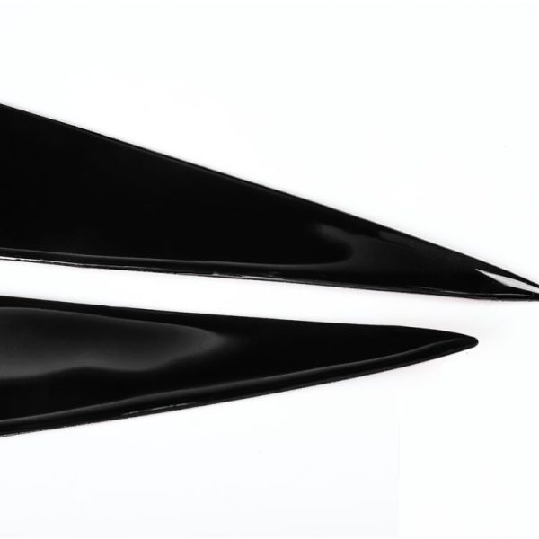 Pair Car Lamp Eyebrow Soft Decorative Sticker for BMW X1 E842 2009-2014 (Black) - Image 3
