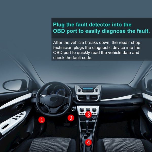 V011 Car Bluetooth Connection OBD Diagnostic Detection Tool - Image 9