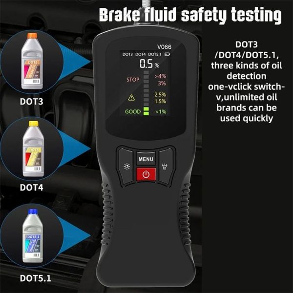 V066 Car Brake Fluid Detection Pen Moisture Tester - Image 5