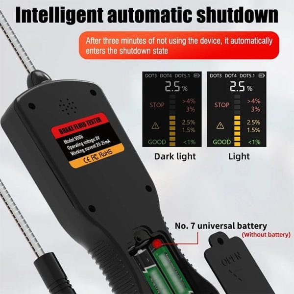 V066 Car Brake Fluid Detection Pen Moisture Tester - Image 8