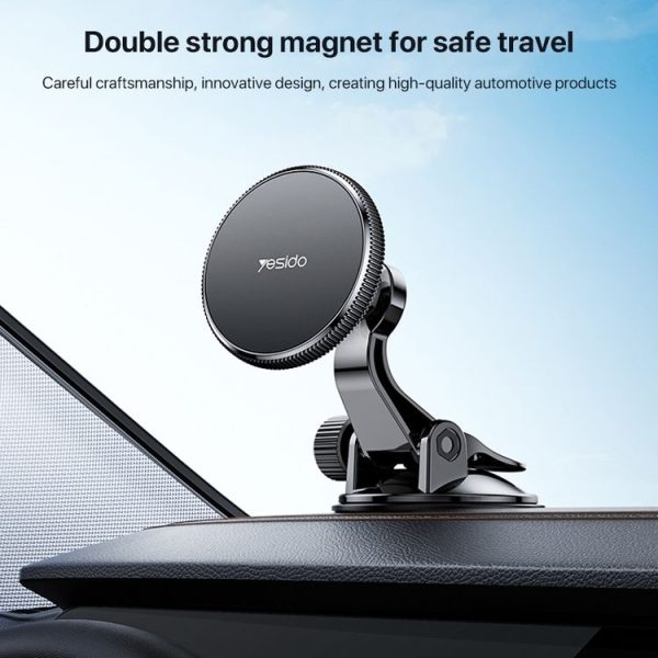 Yesido C177 Mini Suction Cup Type Magsafe Magnetic Car Holder - Image 3
