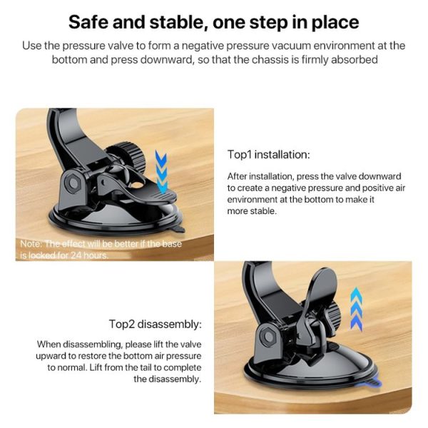 Yesido C177 Mini Suction Cup Type Magsafe Magnetic Car Holder - Image 8