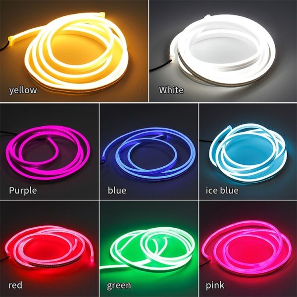 1.8m Car Daytime Running Super Bright Decorative LED Atmosphere Light (Yellow Light) - Image 2