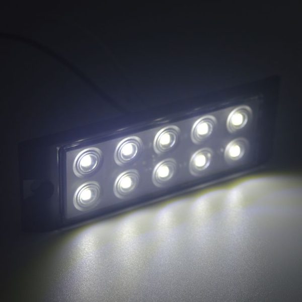 2pcs Car / Truck 10LEDs Side Marker Indicator Lights Bulb Lamp (White) - Image 2