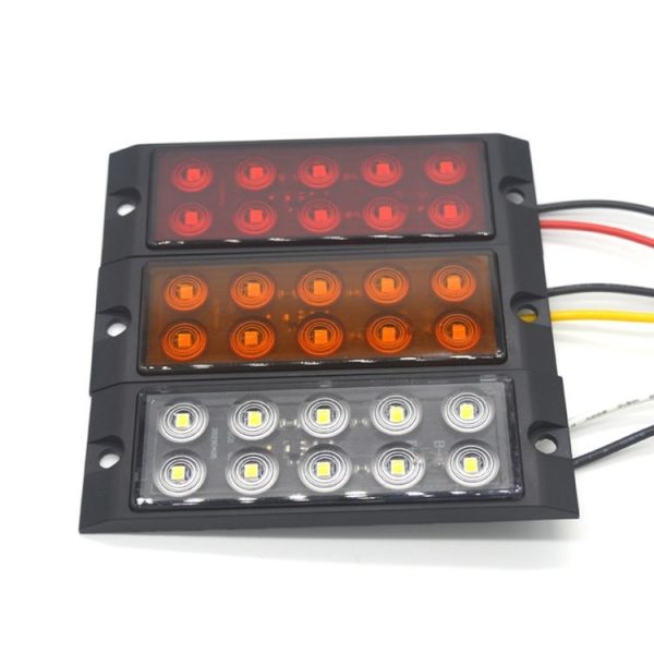 2pcs Car / Truck 10LEDs Side Marker Indicator Lights Bulb Lamp (White) - Image 3