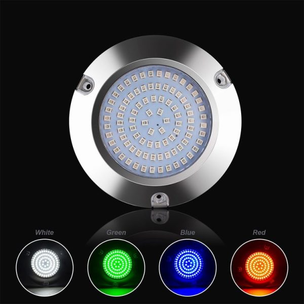 Ship / Yacht 10-30V 90LEDs Waterproof Stainless Steel Underwater Light (Blue Light) - Image 5