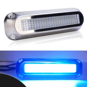 Ship / Yacht 10-30V 120LEDs Waterproof Stainless Steel Underwater Light (Blue Light)