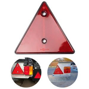 Trucks Trailers RV Triangular Red Reflector