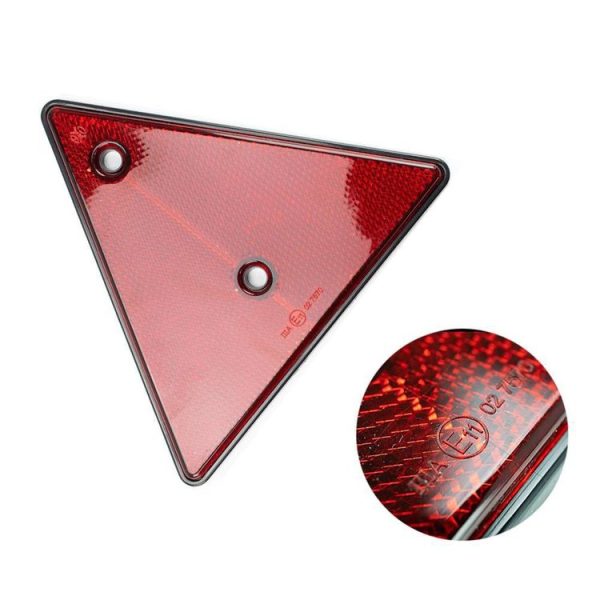Trucks Trailers RV Triangular Red Reflector - Image 2