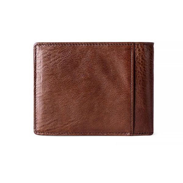 8016 Retro Cowhide Leather Multiple Card Slots Wallet for Men, with Removable Card Holder - Image 3