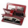 3555 Large Capacity Long Multi-function Anti-magnetic RFID Wallet Clutch for Ladies with Card Slots (Red) - Image 5