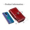3555 Large Capacity Long Multi-function Anti-magnetic RFID Wallet Clutch for Ladies with Card Slots (Red) - Image 6