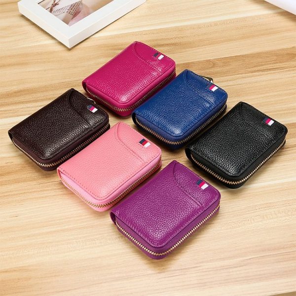 KB151 Multi-card Anti-magnetic RFID Organ Card Package Ladies Wallet (Coffee) - Image 10