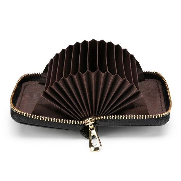 KB151 Multi-card Anti-magnetic RFID Organ Card Package Ladies Wallet (Coffee) - Image 4