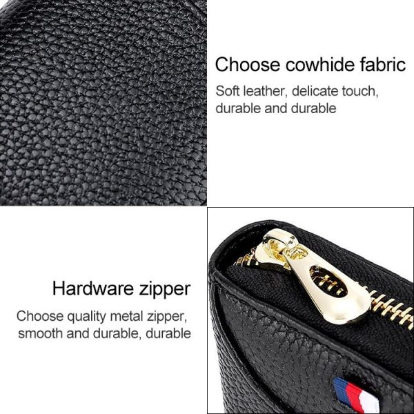 KB151 Multi-card Anti-magnetic RFID Organ Card Package Ladies Wallet (Coffee) - Image 8