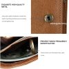 8231 Antimagnetic RFID Men Fashion Crazy Horse Textyure Genuine Leather Wallet Card Bag (Brown) - Image 6