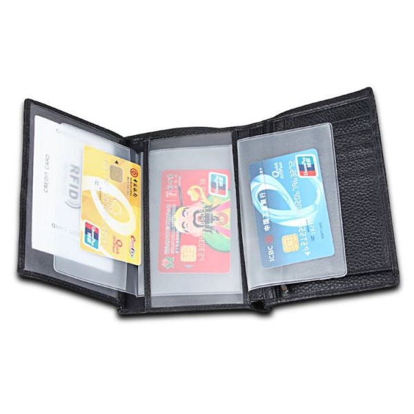 8219 Antimagnetic RFID Men Multi-functional Wallet Card Bag Passport Package - Image 5