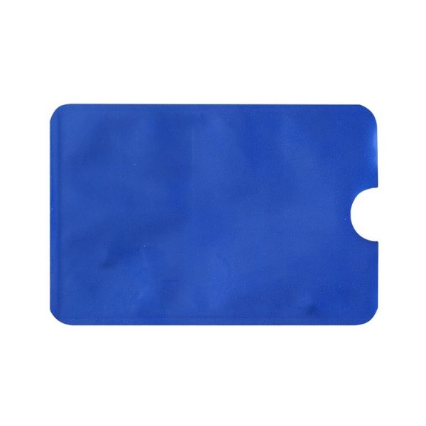 100pcs Aluminum Foil RFID Blocking Credit Card ID Bank Card Case Card Holder Cover, Size: 9 x 6.3cm (Blue) - Image 2