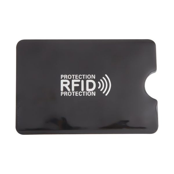 100pcs Aluminum Foil RFID Blocking Credit Card ID Bank Card Case, Size: 9 x 6.3cm (Black) - Image 2