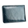 KB186 Antimagnetic RFID Mini Crazy Horse Texture Leather Billfold Card Wallet for Men and Women (Blue) - Image 4