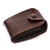 KB187 Litchi Texture Leather Large-capacity Card Holder Wallet (Coffee)