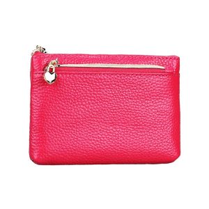 2013 Antimagnetic RFID Multifunctional Litchi Texture Women Large Capacity Hand Wallet with Card Slots (Rose Red)