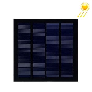 Portable Outdoor Sports Necessity 1.5W 6V A-grade Monocrystalline Silicon Solar Panel