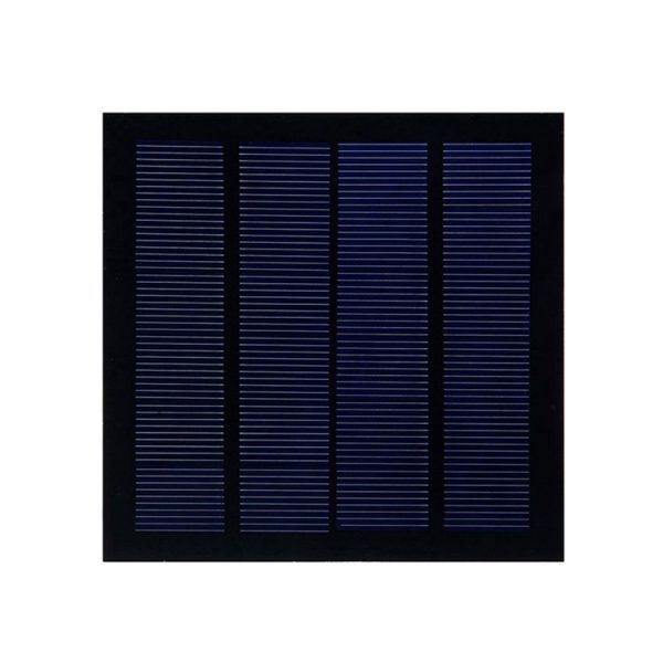 Portable Outdoor Sports Necessity 1.5W 6V A-grade Monocrystalline Silicon Solar Panel - Image 2