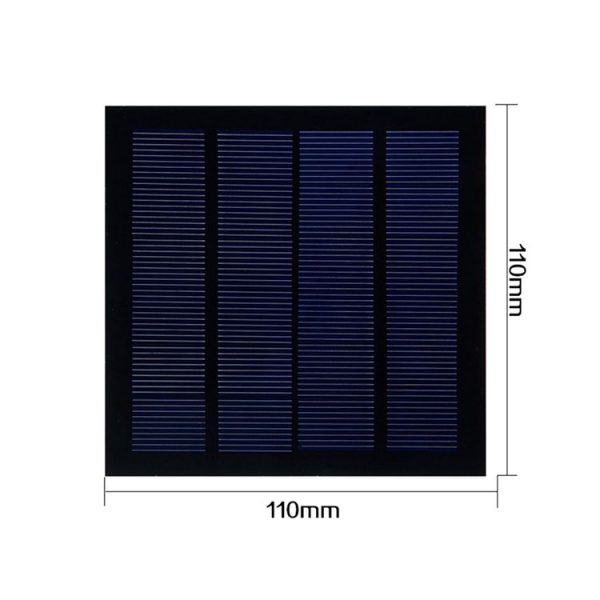 Portable Outdoor Sports Necessity 1.5W 6V A-grade Monocrystalline Silicon Solar Panel - Image 5