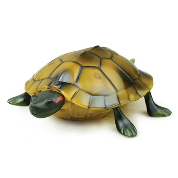 9993 Infrared Sensor Remote Control Simulated Tortoise Creative Children Electric Tricky Toy Model (Yellow) - Image 2
