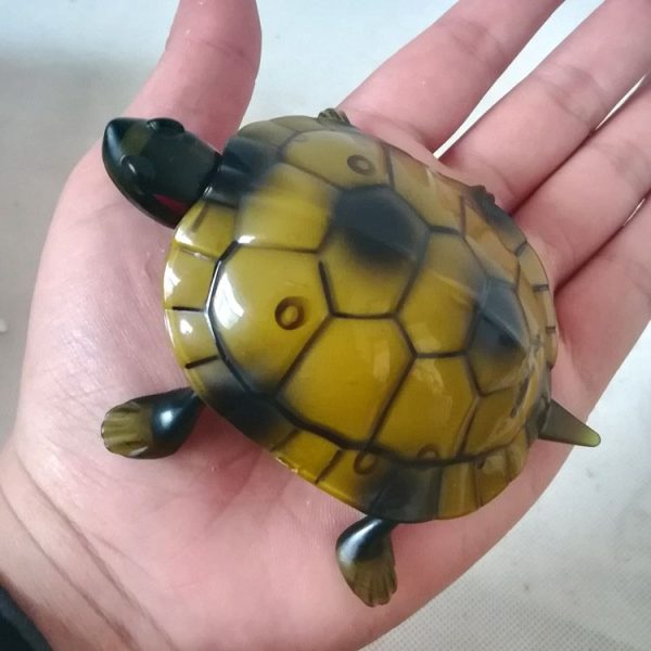 9993 Infrared Sensor Remote Control Simulated Tortoise Creative Children Electric Tricky Toy Model (Yellow) - Image 6