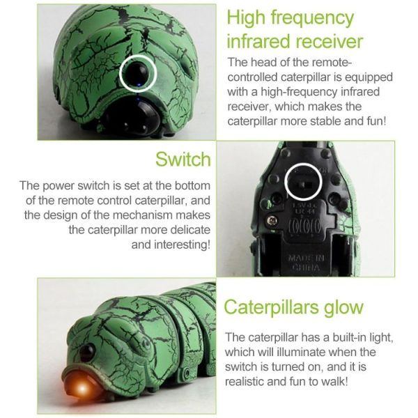 9910A Infrared Sensor Remote Control Simulated Insect Creative Children Electric Tricky Toy Model (Purple) - Image 4