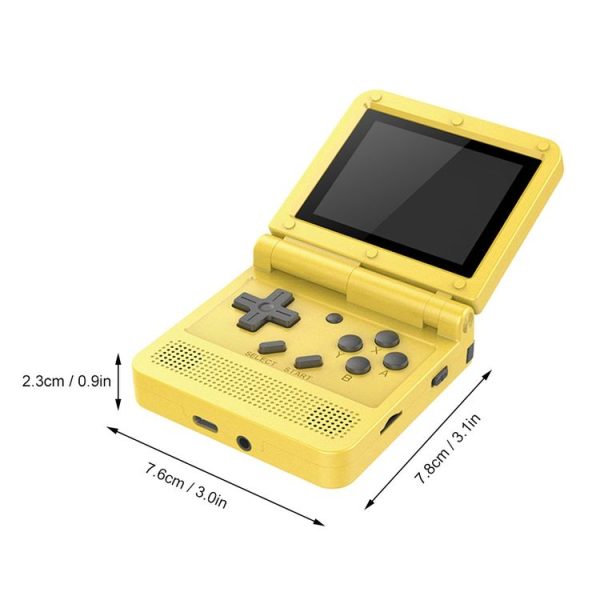 Powkiddy V90 3.0 inch IPS Screen 64-bit Retro Handheld Game Console with 16GB Memory (Black) - Image 9