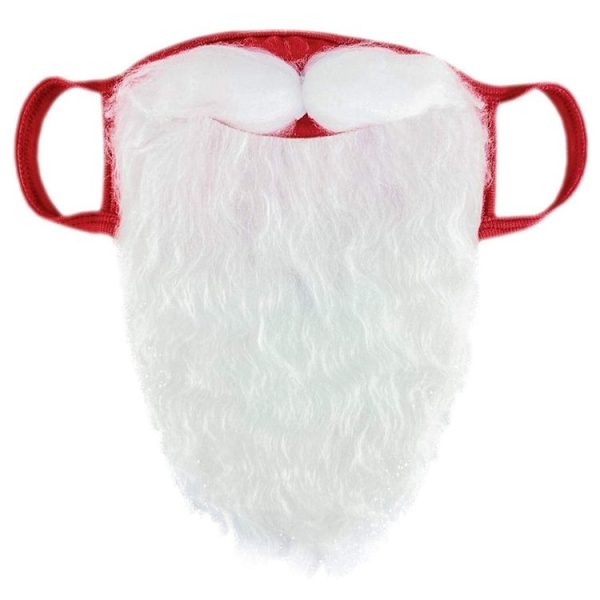 Santa Claus Beard Dustproof Cotton Mask Christmas Funny Dress Up Ornaments - Image 2