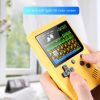 MK500 3.0 inch Macaron Mini Retro Classic Handheld Game Console for Kids Built-in 500 Games, Support AV Output (Blue) - Image 3