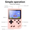 MK500 3.0 inch Macaron Mini Retro Classic Handheld Game Console for Kids Built-in 500 Games, Support AV Output (Blue) - Image 5