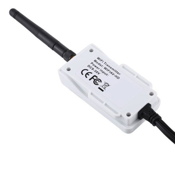 903S WiFi HD Video Transmitter for Car, with Mini Butterfly Type Rear View Camera (White) - Image 3