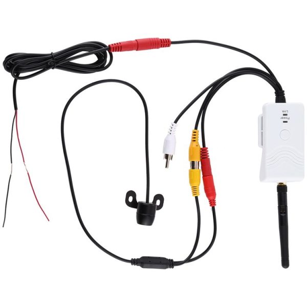 903S WiFi HD Video Transmitter for Car, with Mini Butterfly Type Rear View Camera (White) - Image 8
