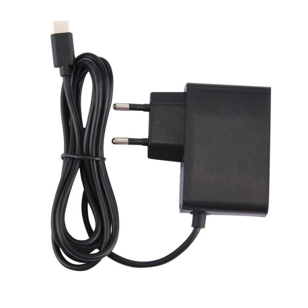 Nintendo Switch NS Game Console Wall Adapter Charger Charger Adapter Charging Power, DC 5V, Cable Length: 1.5m, EU Plug (Black) - Image 2