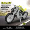 MoFun SW-002 158 PCS DIY Stainless Steel Halley Motorcycle Assembling Blocks - Image 9