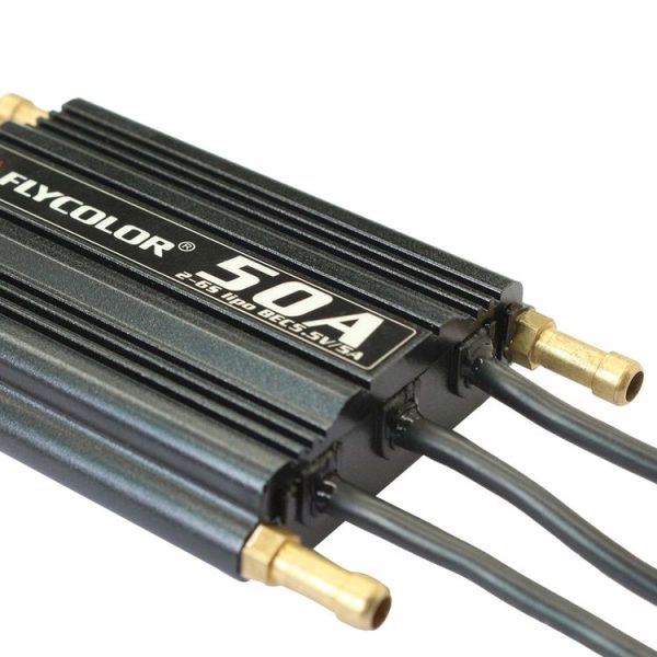 Flycolor Flymoster Series 50A 2-6S Waterproof Electronic Speed Controller for RC Boat - Image 4