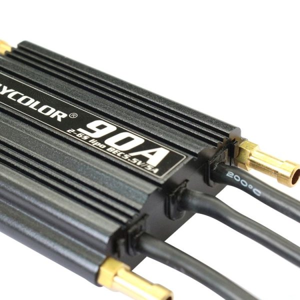 Flycolor Flymoster Series 90A 2-6S Waterproof Electronic Speed Controller for RC Boat - Image 4
