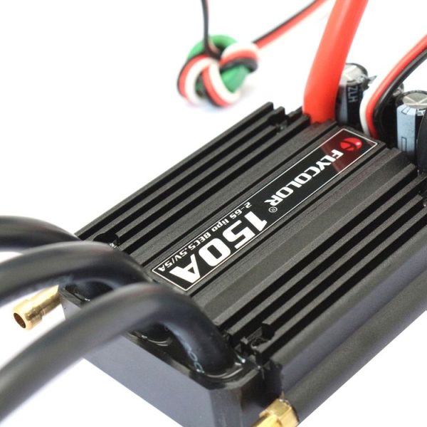 Flycolor Flymoster Series 150A 2-6S Waterproof Electronic Speed Controller for RC Boat - Image 5