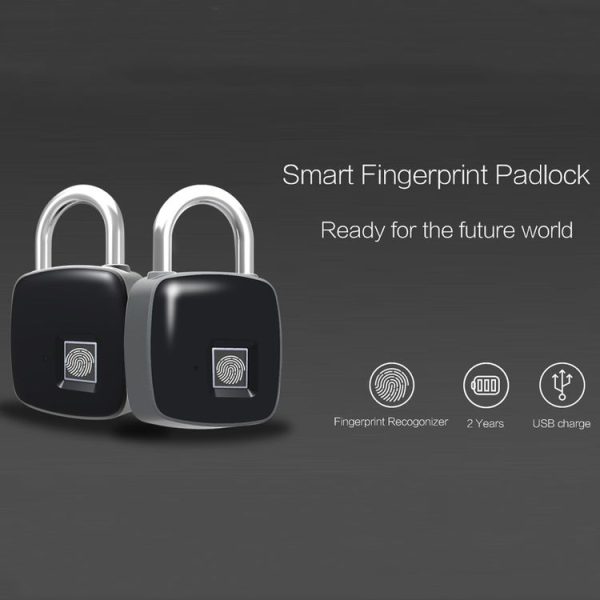Anytek P3 Against Theft Non-password Electrically Intelligent Fingerprint Padlock - Image 3
