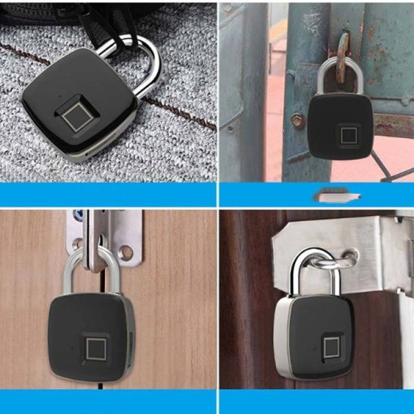 Anytek P3+ Against Theft Non-password Electrically Intelligent Fingerprint Padlock, Support APP Unlock - Image 8