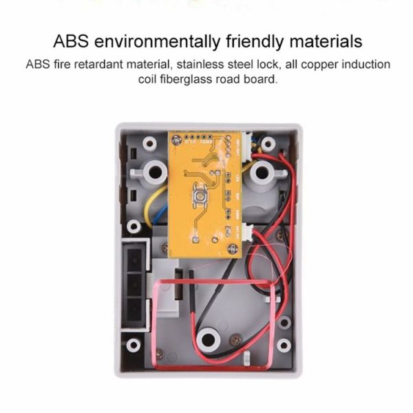 T3 ABS Magnetic Card Induction Lock Invisible Single Open Cabinet Door Lock (Grey) - Image 7