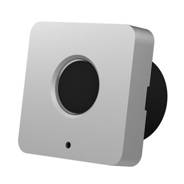 T5 Square Version Aluminum Alloy Panel Fingerprint Drawer Lock (Silver) - Image 2