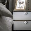T5 Square Version Aluminum Alloy Panel Fingerprint Drawer Lock (Silver) - Image 9