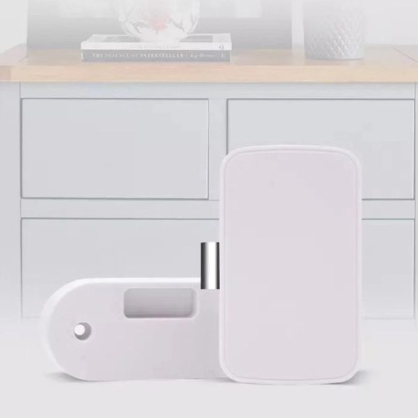 T1 APP Smart Drawer Lock Invisible Lock, Only Supports Remote Authorization to Unlock (White) - Image 2