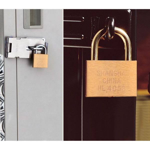 Copper Padlock Small Lock, Style: Short Lock Beam, 20mm Not Open - Image 9
